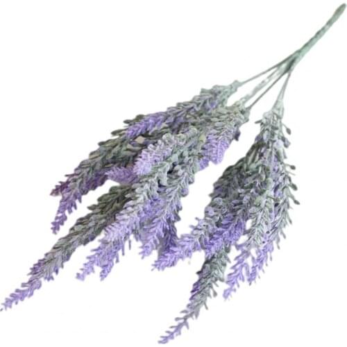 Artificial Flower Simulation Home Decor Ornament Beautiful Fake Lavender for Wedding