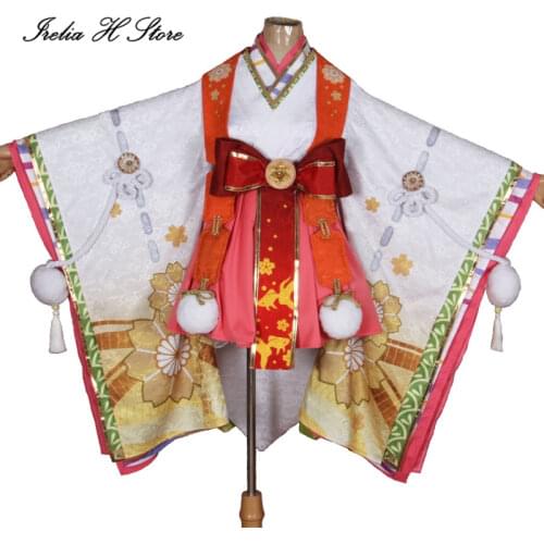 Golden Fish Onmyoji Cosplay Golden Fish cosplay costume can custom made Kimono costume