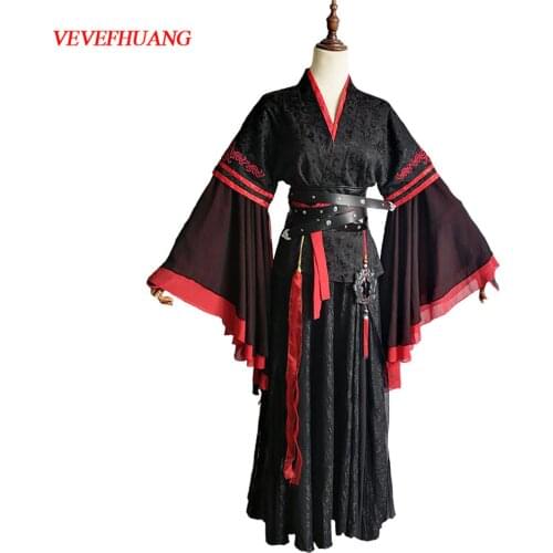 VEVEFHUANG Kосплей Wei Wuxian Cosplay Mo Xuanyu Costume Grandmaster Of Demonic Cultivation Mo Dao Zu Shi Halloween Xmas Christma