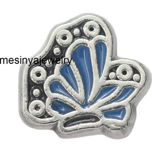 Best quality 10pcs new fashion butterfly floating charms for glass locket Min amount $15 per order mixed items, FC-601