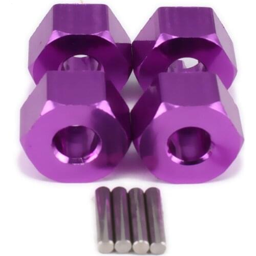 M12 12mm Aluminum Drive Wheel Hub Hex Adapter For 1/10 RC Model Car Buggy Truck Hop-Up Parts HSP Axial HPI Traxxas Himoto 7mm