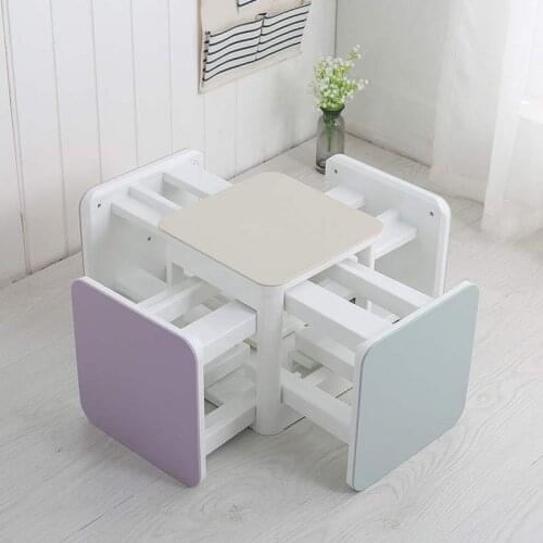 Small Cube Door ONE FOR ALL to Five Stools Stool Lawn Chair Stackable Lightweight Balcony Short Stool Combination