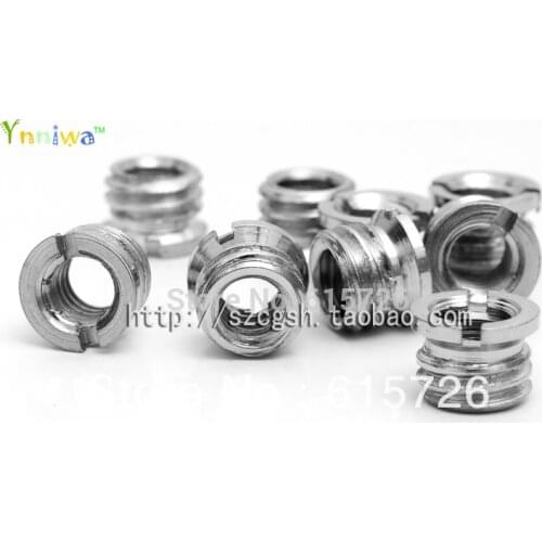 Wholesale 100pcs 1/4" to 3/8" Convert Screw Adapter for Tripod + tracking number