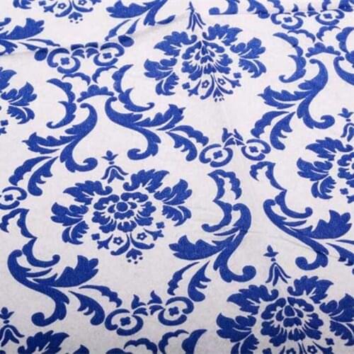 Food-grade new design table paper napkin tissue flower black white blue vintage printed decoupage hotel wedding party decorative