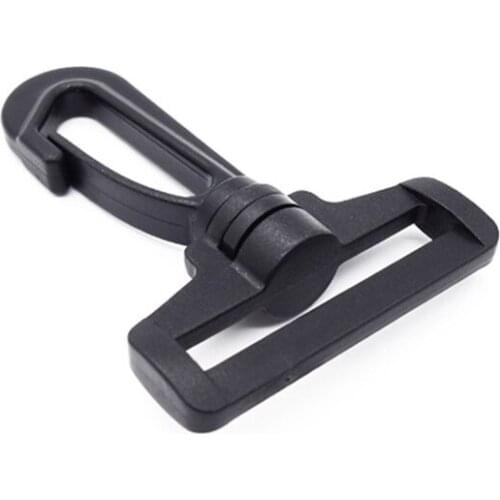 10pcs Plastic Snap Hook Trigger Clips Buckles for Leather Strap/ Belt Bag Backpack Webbing Pet Leash Hooks 4 Sizes