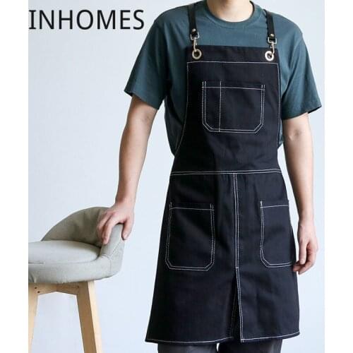 Custom Print Logo Apron Work Denim Milk Coffee Barber Work Clothes Hair Perm Dyer Hairdressing Manicure clothes delantal cocina