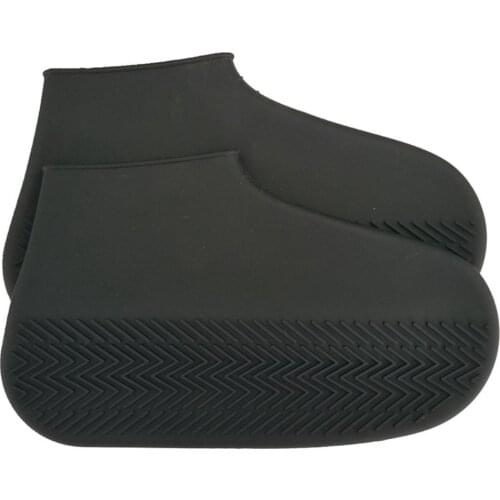 Silicone Material Waterproof Thicken Unisex Shoes Protectors Rain Boots Boots Shoe Cover for Indoor Outdoor Rainy Days Reusable