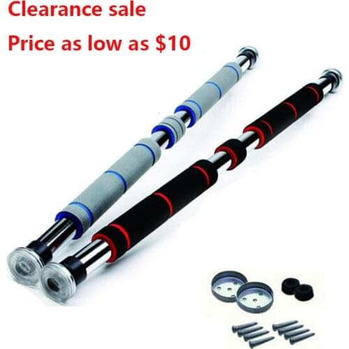 200kg Adjustable Door Horizontal Bars Exercise Home Workout Gym Chin Up Pull Up Training Bar Sport Fitness Equipments