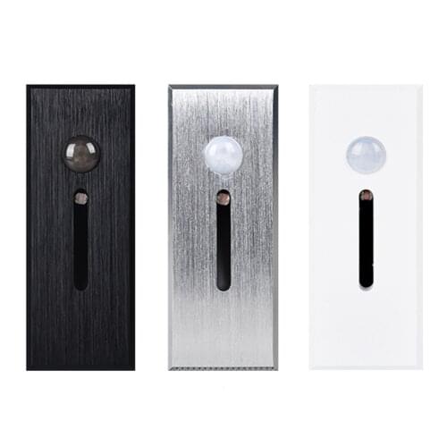 3W Indoor PIR Motion Sensor Led Stair Recessed Step Lights Aluminum Embedded staircase Wall lamp Hallway Staircase Night Light