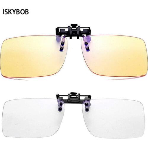 Clip On Blue Light Filter Blocking Anti Blue Ray Anti-fatigue Glasses Office Computer Anti UV Strain Relief