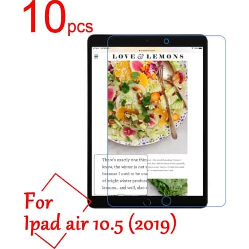 10pcs Ultra Clear/Matte/Nano anti-Explosion LCD Screen Protector Cover Film For Apple ipad air 2019 10.5 air 3 Protective Film