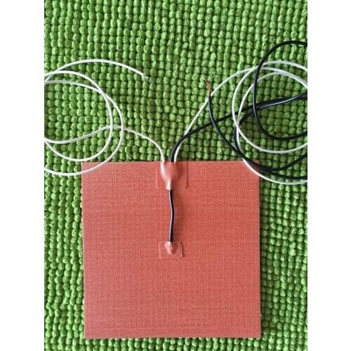 200mm X 300mm,600W 220V, w/ NTC 100K Thermistor, Silicone Heater 3D Printer Heatbed, moldes de silicone flexible heating element