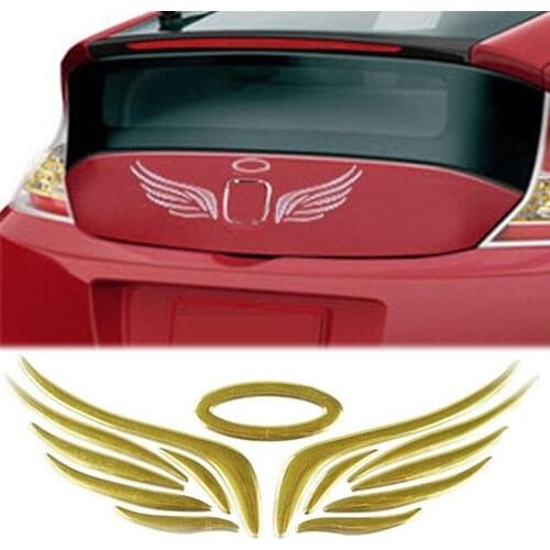3D Angel Wing Car Auto Stickers Decal Vehicle Emblem Badge Logo Decoration