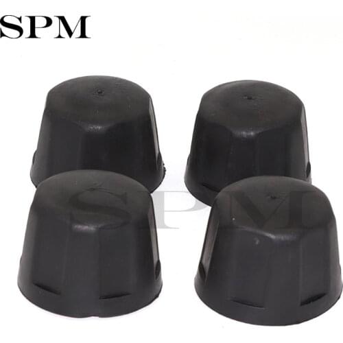 4x Motorcycle Rubber Dust Nut Covers Black Fits 50cc/70cc/110cc/125cc Quad Bike ATV