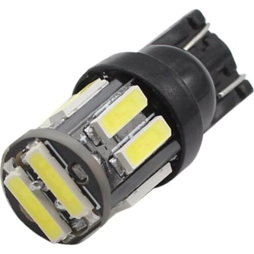 1Pcs Car T10 LED Bulb 194 168 W5W Wedge Replacement Reverse Instrument Panel Lamp White Blue Bulbs For Clearance Lights