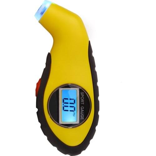 Hot Sale Car Tire Diagnostic LCD Digital Tire Tyre Air Pressure Gauge Tester For Motorcycle Pressure Vacuum Testers
