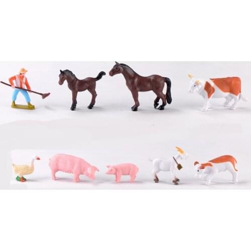 Decorations Figures Figurines Accessories Figurine Resin Home Miniature Animal Garden Miniatures Figure for Mushroom Fairy Horse
