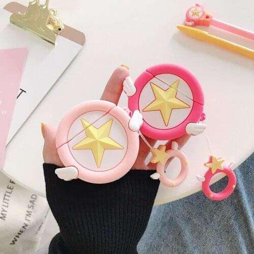 Sailor Moon For Airpods 1 2 AirPods Pro Silicone Case Protective Cover Pouch Anti Lost Protector Fundas Accessories