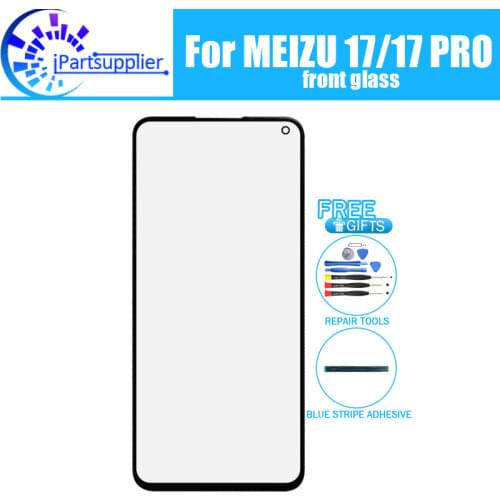 For Meizu 17 Front Glass Screen Lens 100% New Front Touch Screen Glass Outer Lens for Meizu 17 PRO +Tools