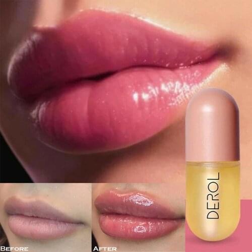 Day Night Instant Volume Lips Plumper Oil Moisturizing Repairing Reduce Lip Fine Line Cosmetics Sexy Lip Plump Enhancer Beauty