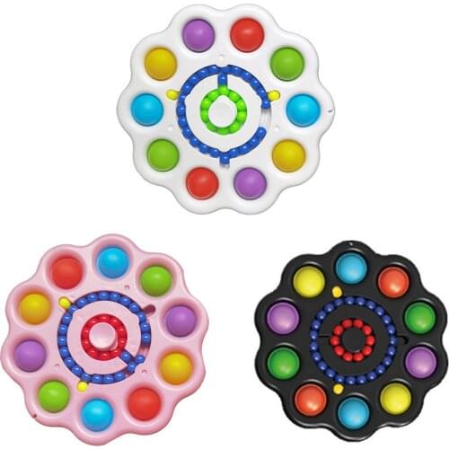 Simple Dimple Fidget Toy Hand Spinner Bubble Fingertip Gyro Stress Relief Relaxing Toys Autism Needs Early Education Puzzle