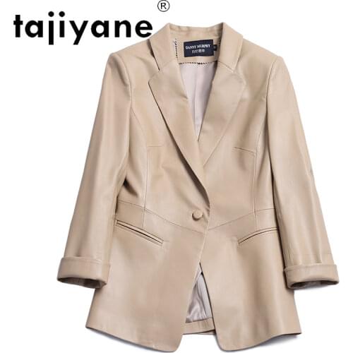 Tajiyane Genuine Leather Jackets for Woman 2020 Autumn Women Real Sheepskin Coats Female Clothes Fashion Mujer Chaqueta TN702
