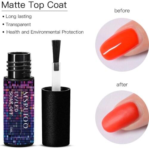 MSRUIOO Matte Gel Nail Polish