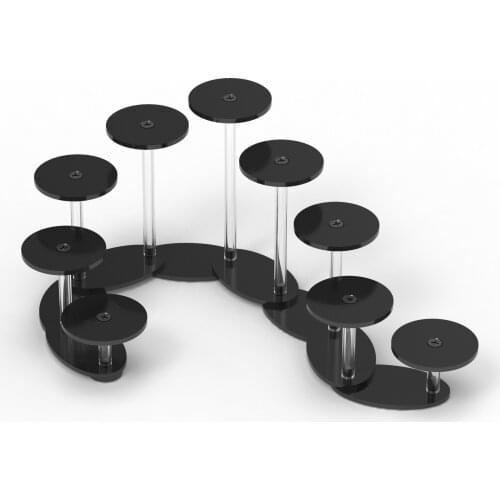 New Deformation Acrylic Display Stand Cupcake Stand Cake Dessert Rack Jewelry Stand Decoration Holder For Party Wedding