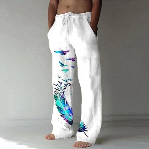 New Sport Pants Men Casual Baggy Sports Trousers Beach Holiday Yoga Jogging Pants Plus Size Soccer Pants Fitness Pants For Men