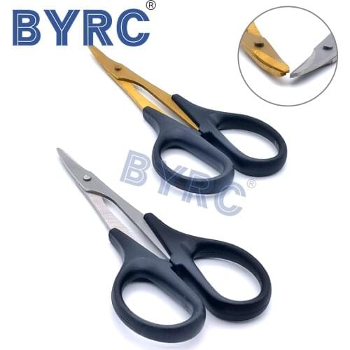 RC Car Shell Scissors Curved Blade Scissors for Model Car Body Cutting Trimming Accessory Tool for RC Model Body