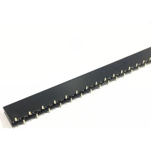 Single row needle/single row seat 2.54mm vertical patch dislocation foot 1*40P 40P vertical patch seat