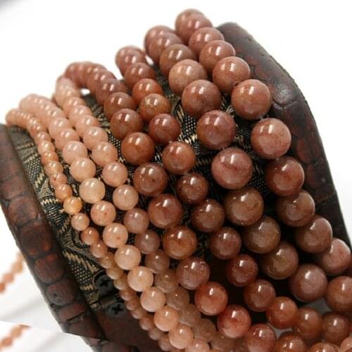 Wholesale Retail Natural Strawberry Quartz Stone Beads For Jewelry Making Pick Size 4MM 6MM 8MM 10MM 15"Diy Bracelet Necklace