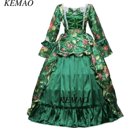Victorian rococo dress Period Masquerade Dress Holiday Marie Antoinette Prom Gown Victorian Dresses Inspired Costumes