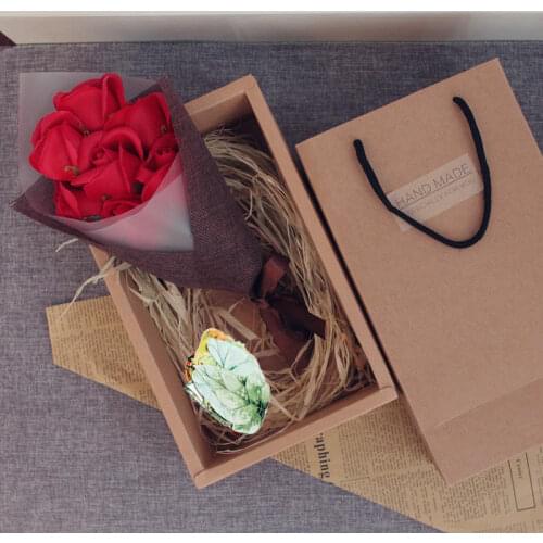 Mothers Day Birthday Gift Valentines Day Girlfriend Teacher Girlfriend Girl Creative Soap Flower Gift Box Rose Bouquet