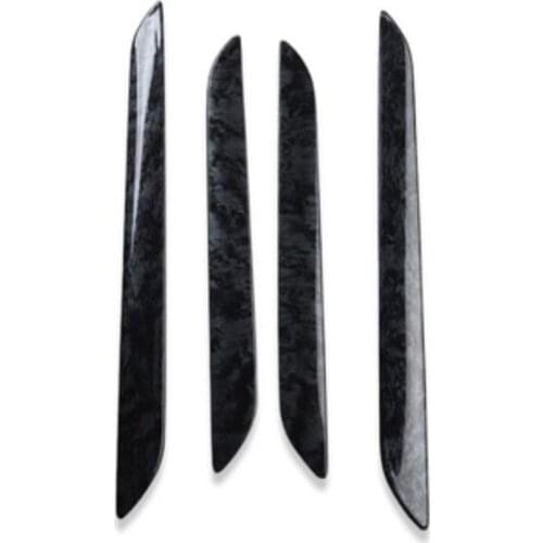 Suitable for Audi Q3 2013-2018 HIPS mahogany carbon fiber interior modified inner door horizontal 4pcs left drive