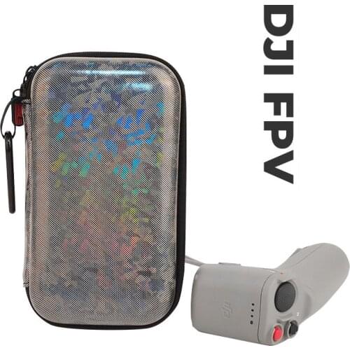 Portable storage case for DJI FPV Motion Controller outdoor carrying case waterproof travel bags carbon pattern handbag