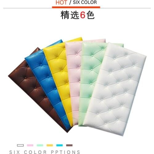 Wall Panels 18MM 3DThick DIY Kids Wall Sticker Waterproof Self adhesive Wallpaper Home Decor For Living Room Bedroom Wall Decor