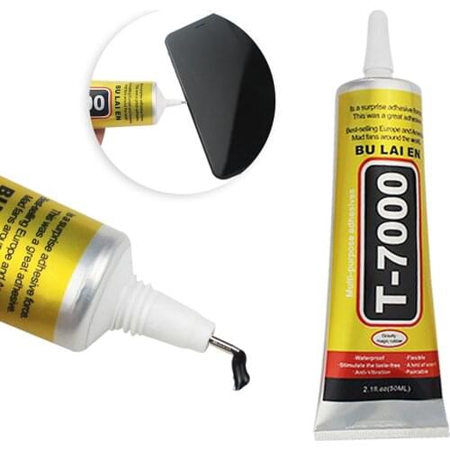 Low odor Adhesive Glue 15/50ml T7000 Super Adhesive Phone Touch Screen Frame Repair Sealant Glue Liquid Office School Supplies
