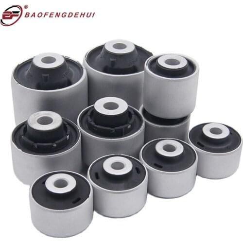 Front Axle Wishbone Suspension Control Arm-Trailing Arm Bushings For Audi A6L C6 8D0407515B 4F0407183E 4E0407182C 4E0407181B