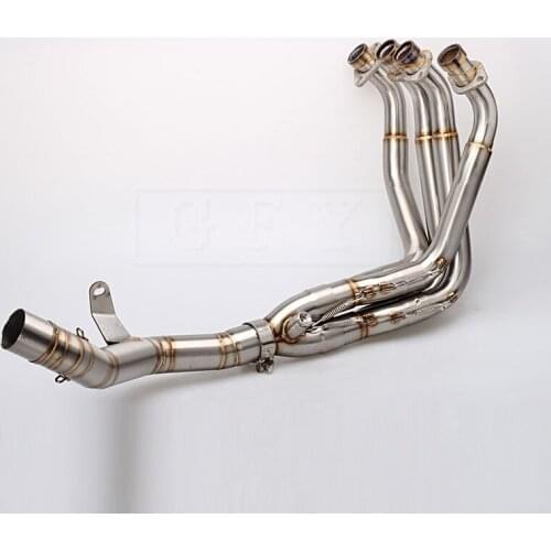 Z900 For Kawasaki Z900 2017 2018 2019 Slip-on Z 900 Escape Motorcycle Exhaust Muffler Middle With Front Link Pipe Full System