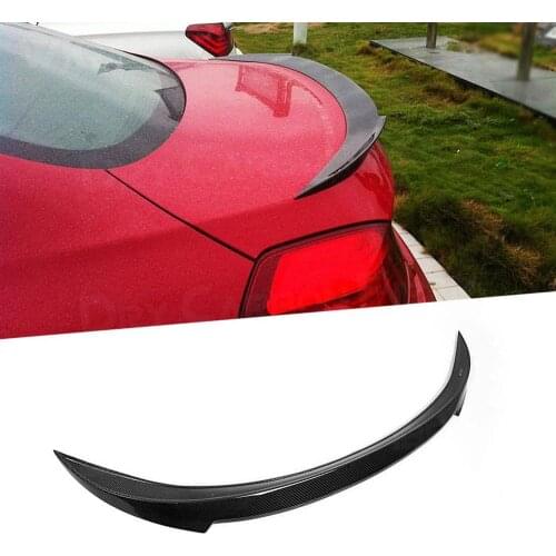 V Style 6 Series Carbon Fiber Rear Trunk Spoiler Wings for BMW F06 F12 F13 M6 640i 650i 640i Spoiler 2012-2016 Car Styling