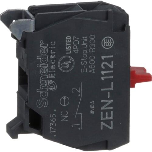 ZENL1121 ZEN-L1121 Single contact block, screw clamp terminal, 1 NC