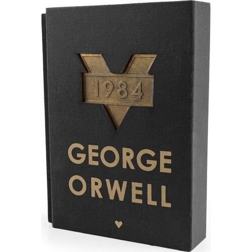 1984 - George Orwell (Black Boxed Special Edition) Hardcover Turkish Can Webcasts 9789750722066