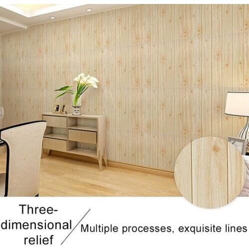 3D Brick Wall Stickers Living Waterproof Foam Room Bedroom DIY Adhesive Wallpaper Art home Wall Decals