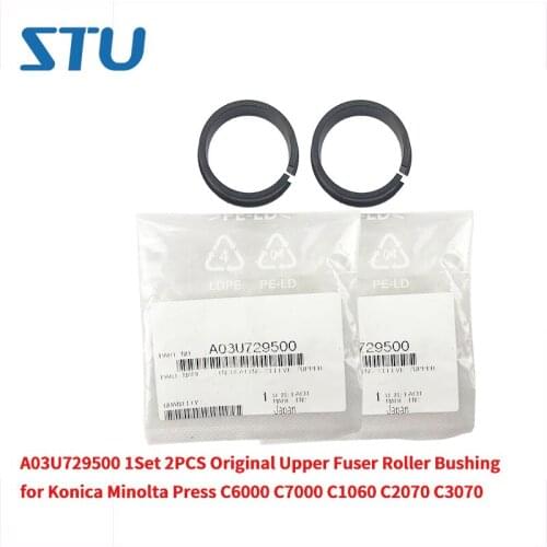 A03U729500 1Set 2PCS New Original Upper Fuser Roller Bushing for Konica Minolta Press C6000 C7000 C1060 C2070 C3070