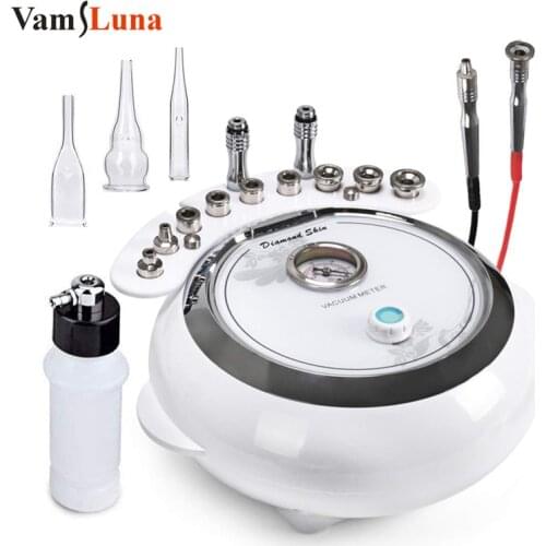 3 in 1 Diamond microdermabrasion peel machine, Microdermoabrasion Facial, Vacuum & Spray(Strong Suction Power: 65-68cmhg)