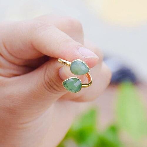 Australia Jade Ring Daily Style Adjustable Size Ring