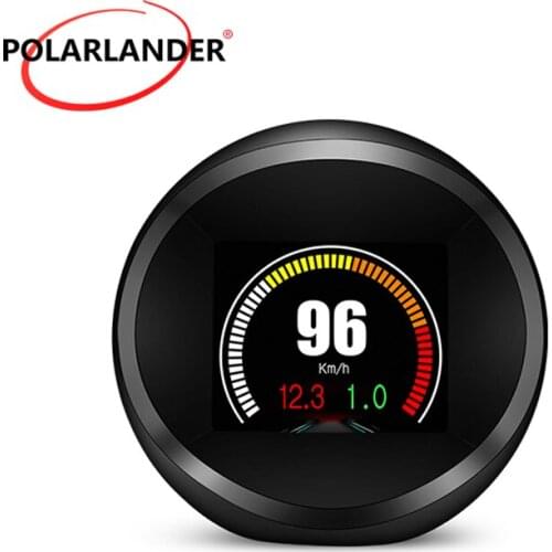 ODB2 GPS dual system Car Smart Digital Meter Color Screen Hot Selling Display The Dates P11 Safety HUD ODB2 Round Head-up