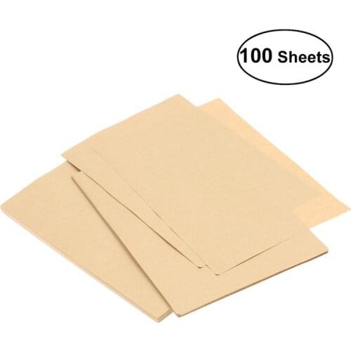 100 Sheets A4 Vintage Blank Kraft Letter Paper Retro Writing Papers A5 Lined Stationery Paper Letter Sets