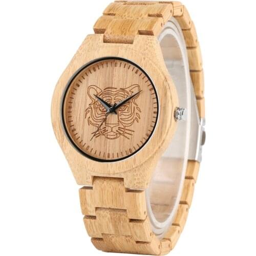 Watches Men Women Handmade Lightweight Bamboo Wooden Watches